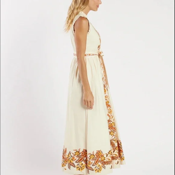 NWT Jude Connally Sleeveless Constance Maxi Dress Size Medium - Picture 2 of 15